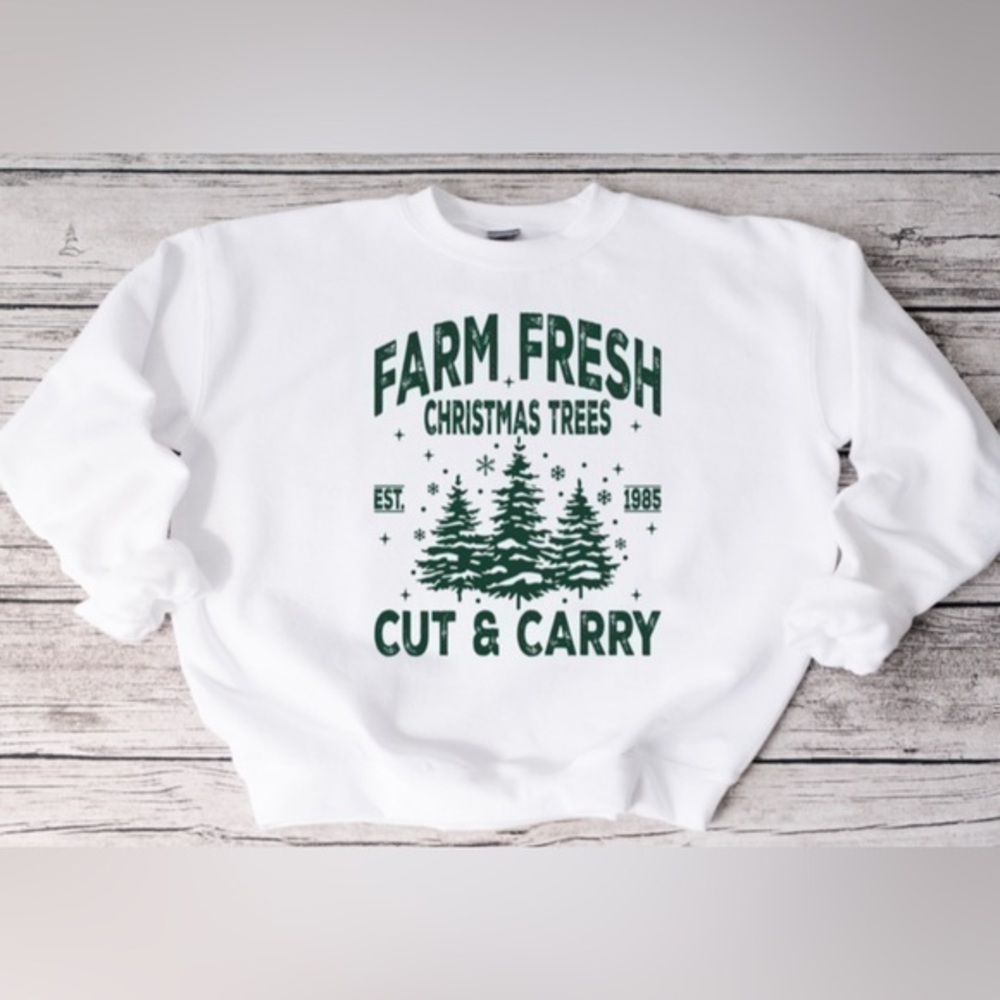 Fresh Trees Cut and Carry Crewneck